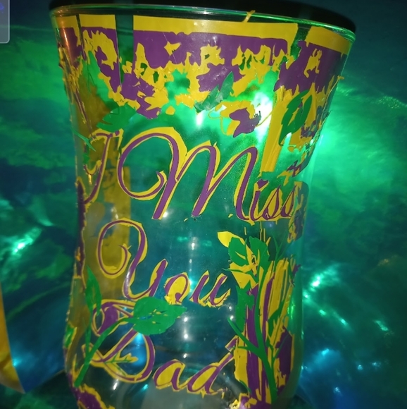 Miss You Dad Vector-ized vinyl vase - Picture 5 of 8